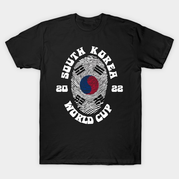 South Korea World Cup 2022 T-Shirt by Lotemalole
